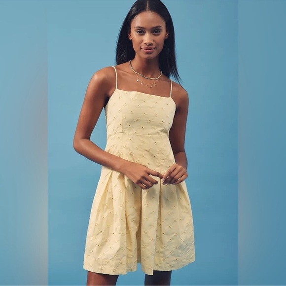 Anthropologie Dresses & Skirts - NWT Damson Madder Iris Sleeveless Embroidered Mini Size 14 🟣